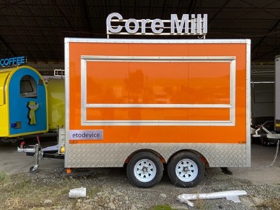 Trelar Barbeciw Symudol 18 troedfedd California Ar gyfer GRILL BRAZILAIDD