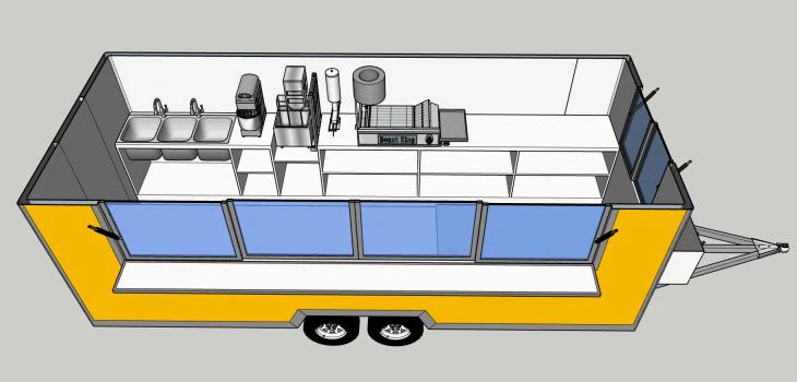 Snack Food Truck Machine